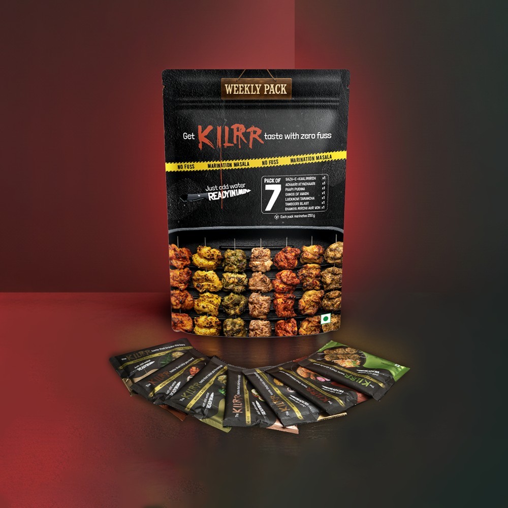 KILRR Chicken Marination Masala - Weekly Pack