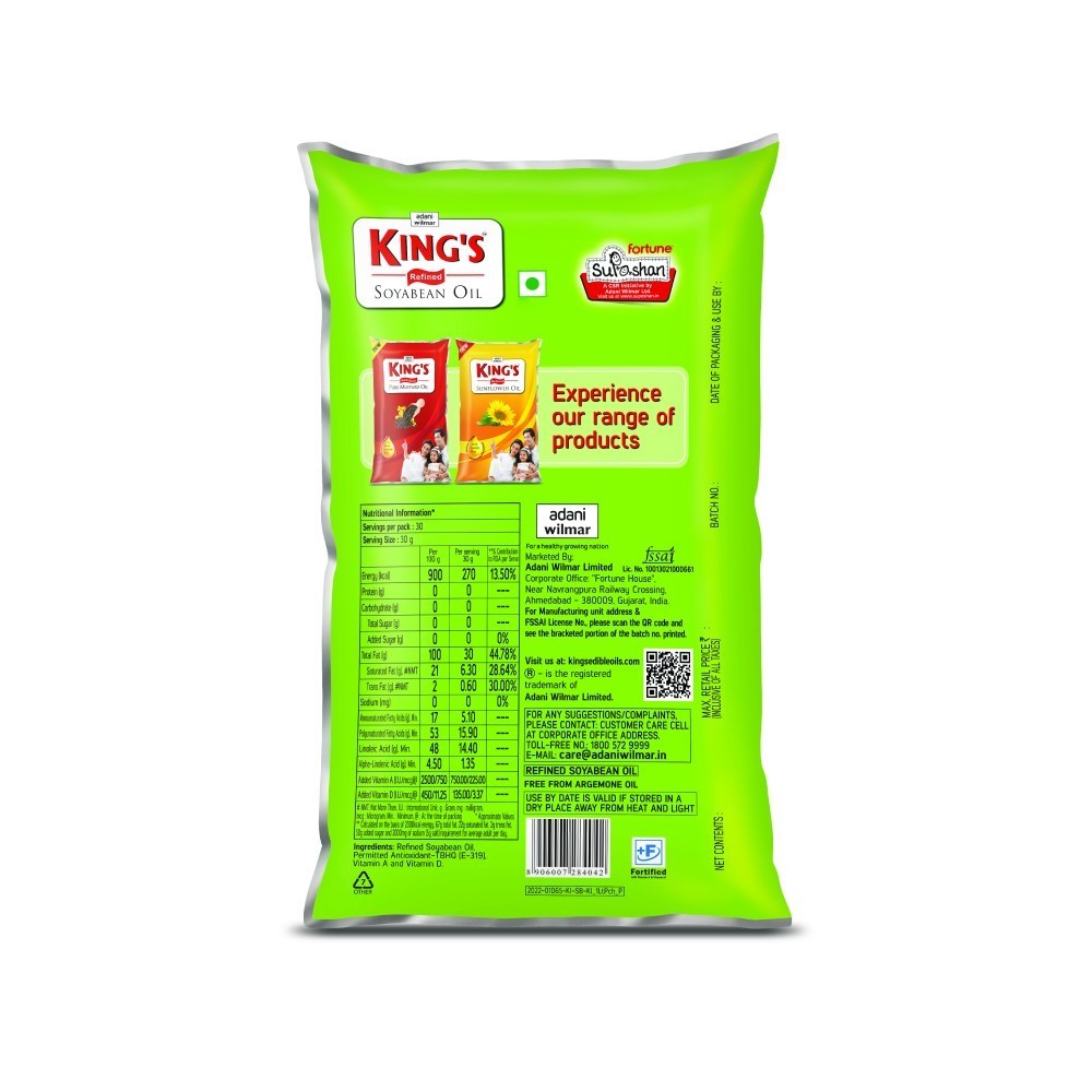 King's Refined Soyabean Oil