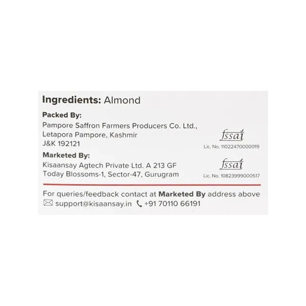 Kisaansay Kashmiri Mamra Almonds