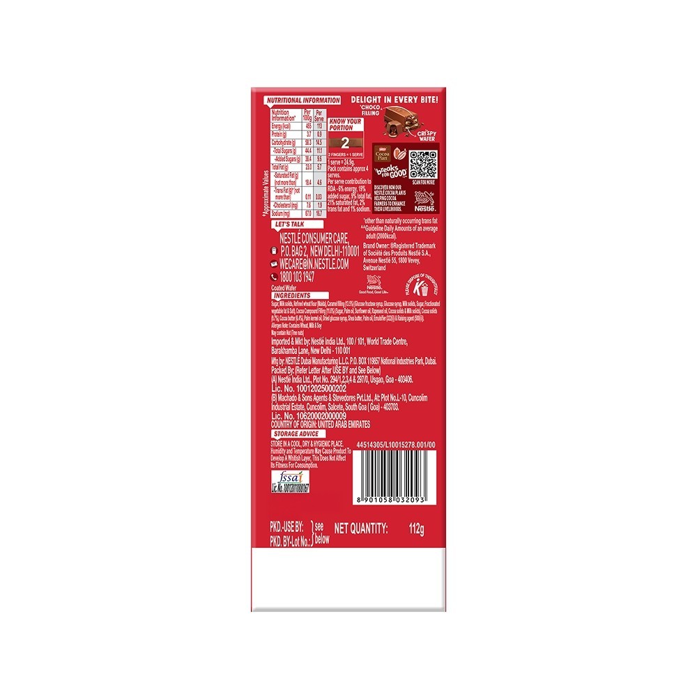 KitKat Delights Choco Lava Wafer Chocolate Bar