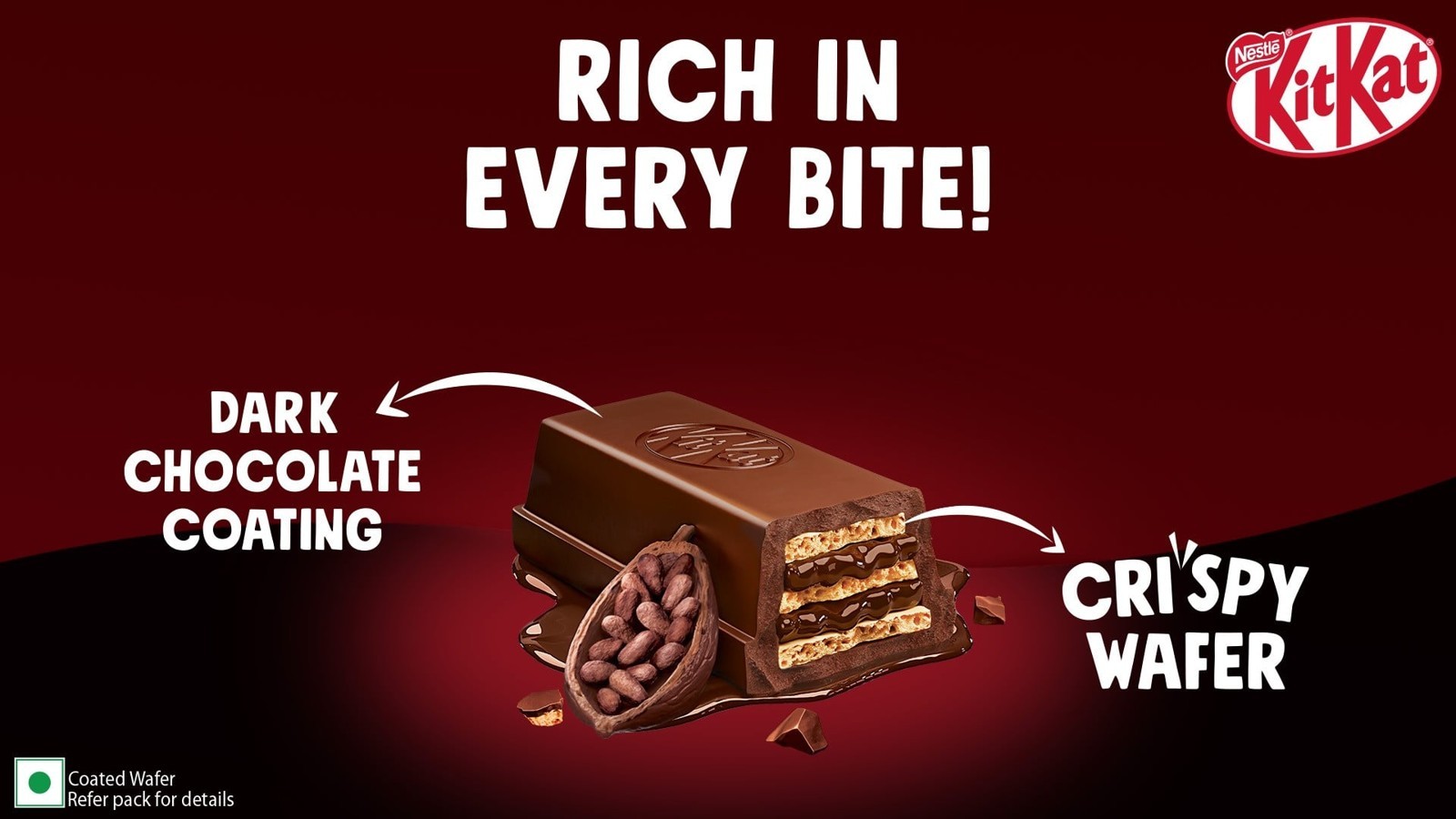 KitKat Delights Dark Minis Wafer Chocolate Pack