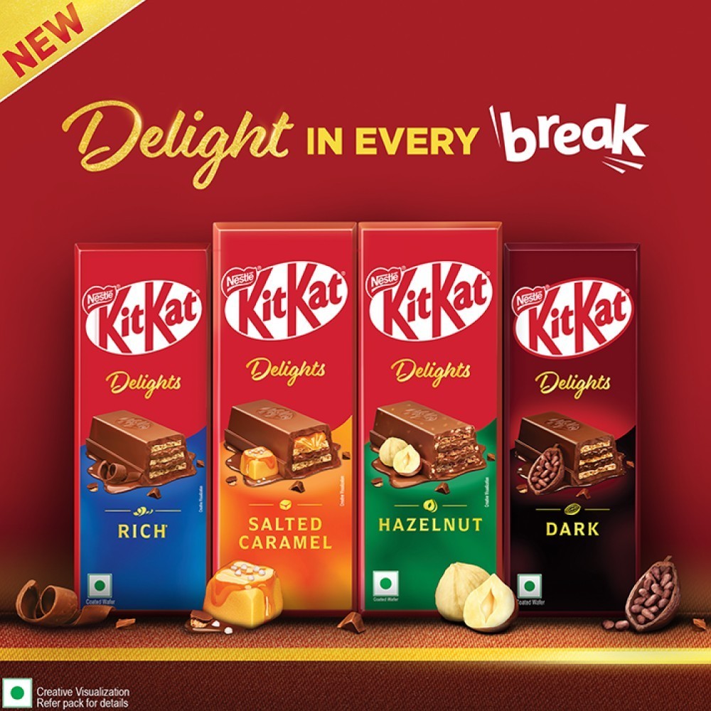 KitKat Delights Hazelnut Wafer Chocolate Bar