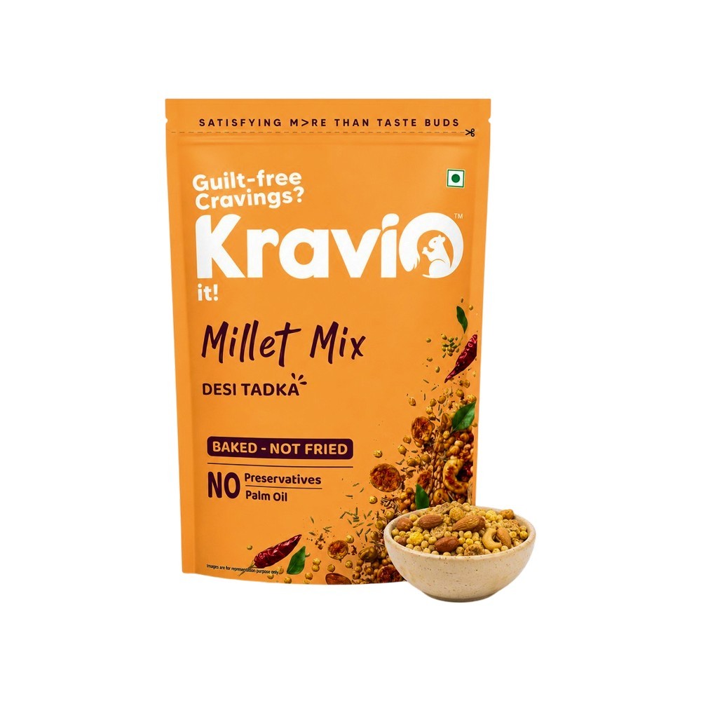 Kravio Desi Tadka Millet Mixture Namkeen
