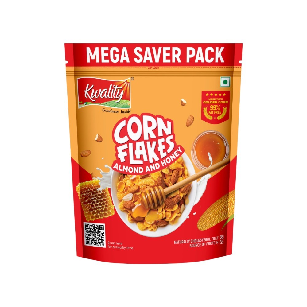 Kwality Almond & Honey Corn Flakes