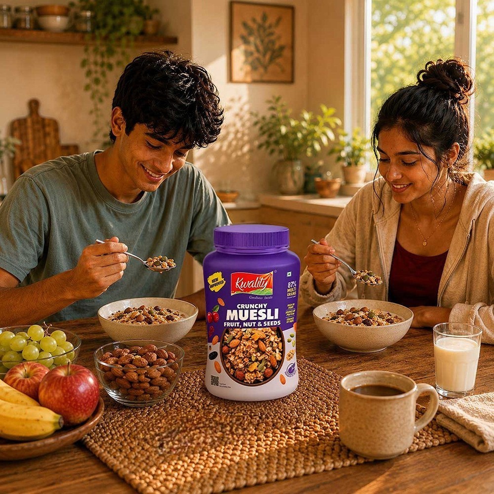 Kwality Crunchy Muesli Fruit, Nut & Seeds