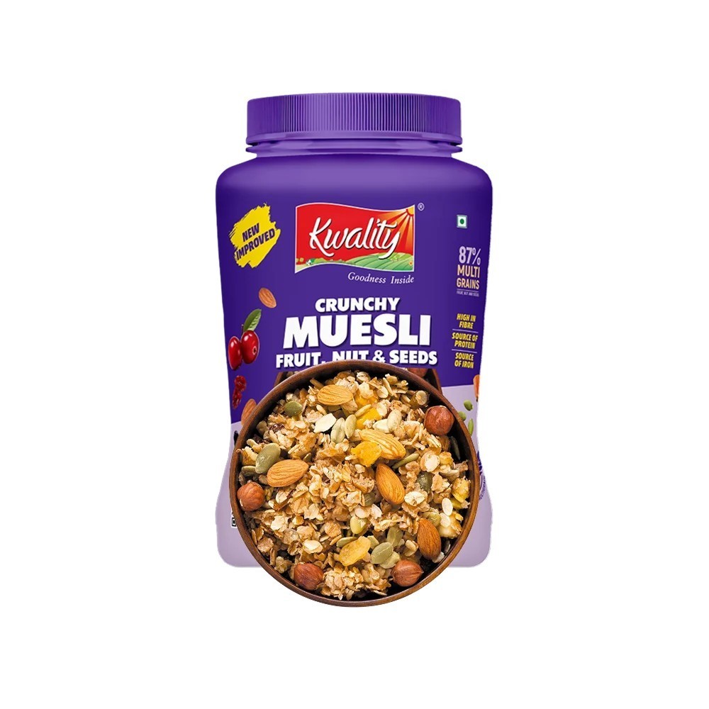 Kwality Crunchy Muesli Fruit, Nut & Seeds
