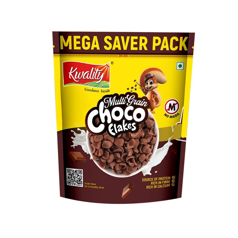 Kwality Multigrain Choco Flakes - No Maida