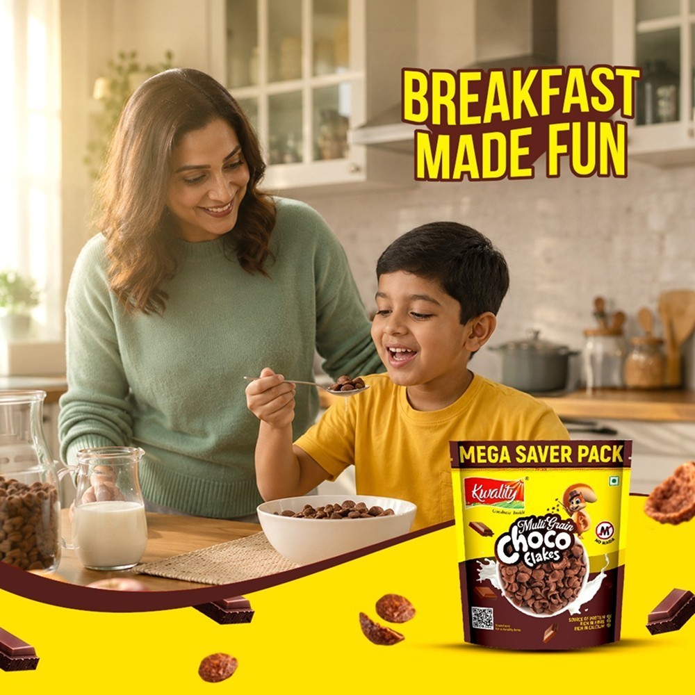 Kwality Multigrain Choco Flakes - No Maida