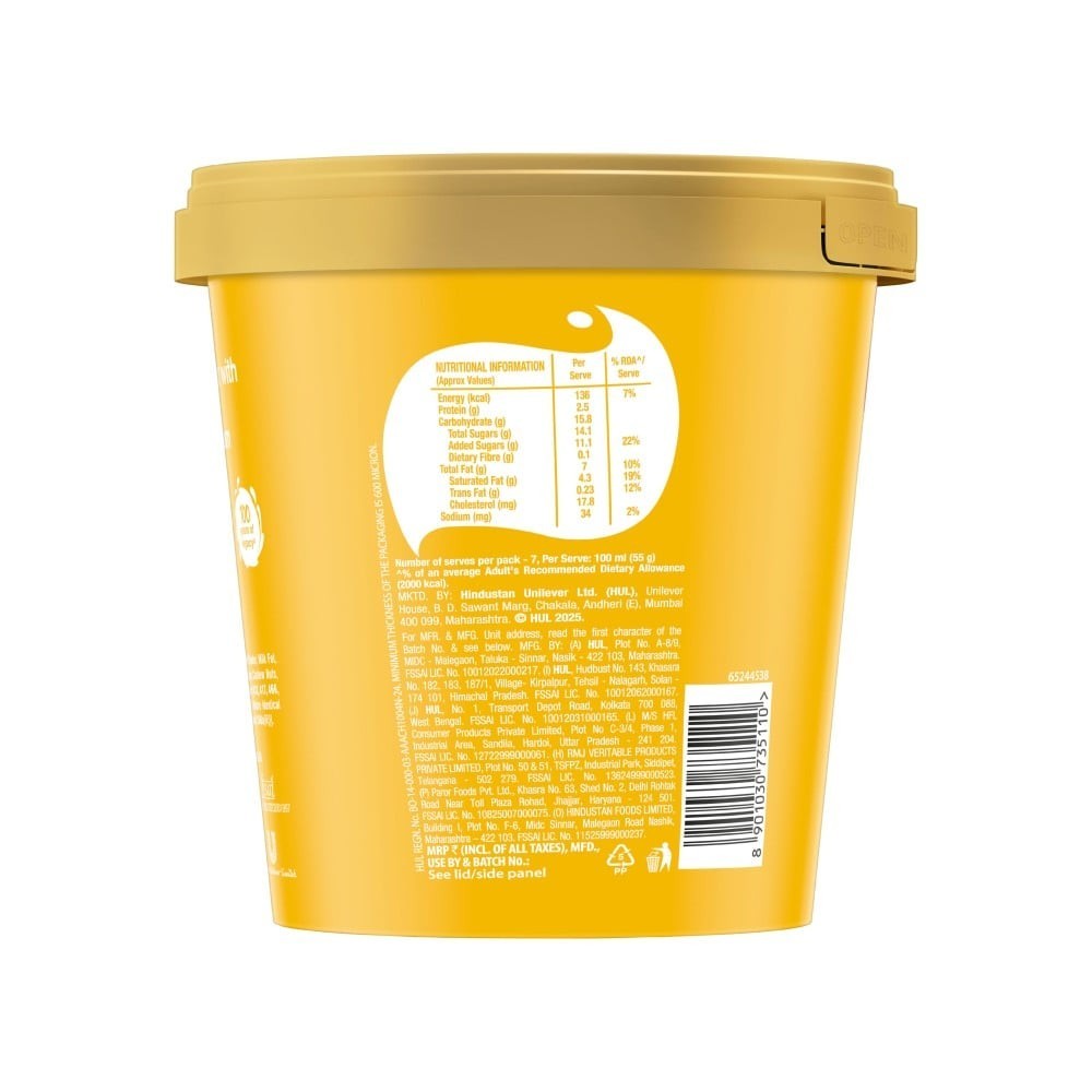 Kwality Wall's Butterscotch Ice Cream Tub