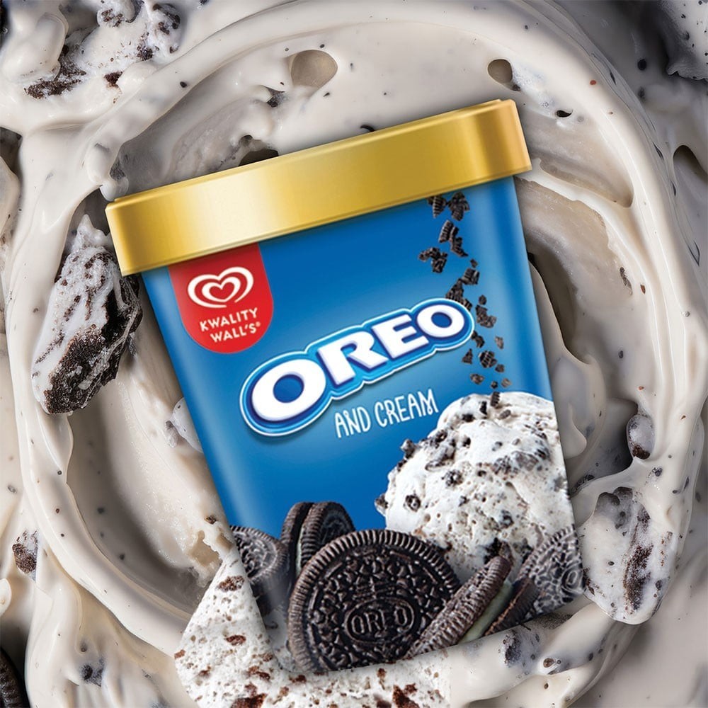 Kwality Wall's Oreo & Cream Frozen Dessert Tub