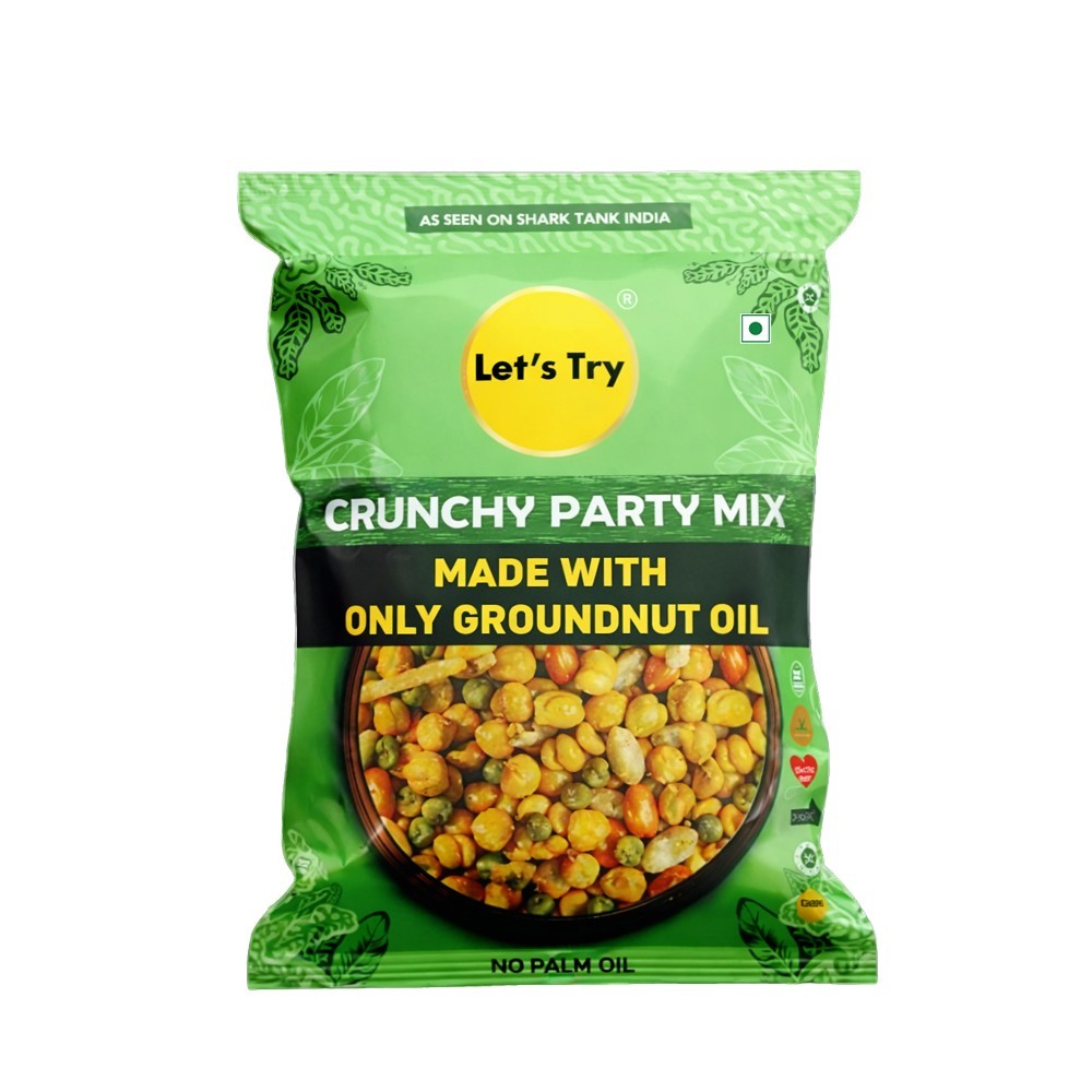 Let's Try Crunchy Party Mix Namkeen Snacks