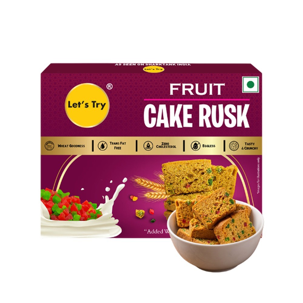 Let's Try Fruit Cake Rusk with Goodness of Wheat