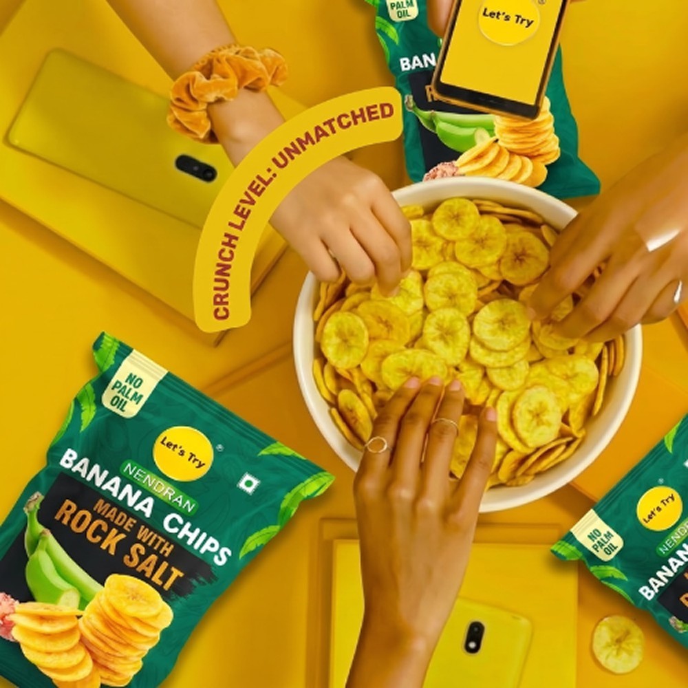Let's Try Nendran Rock Salt Banana Chips