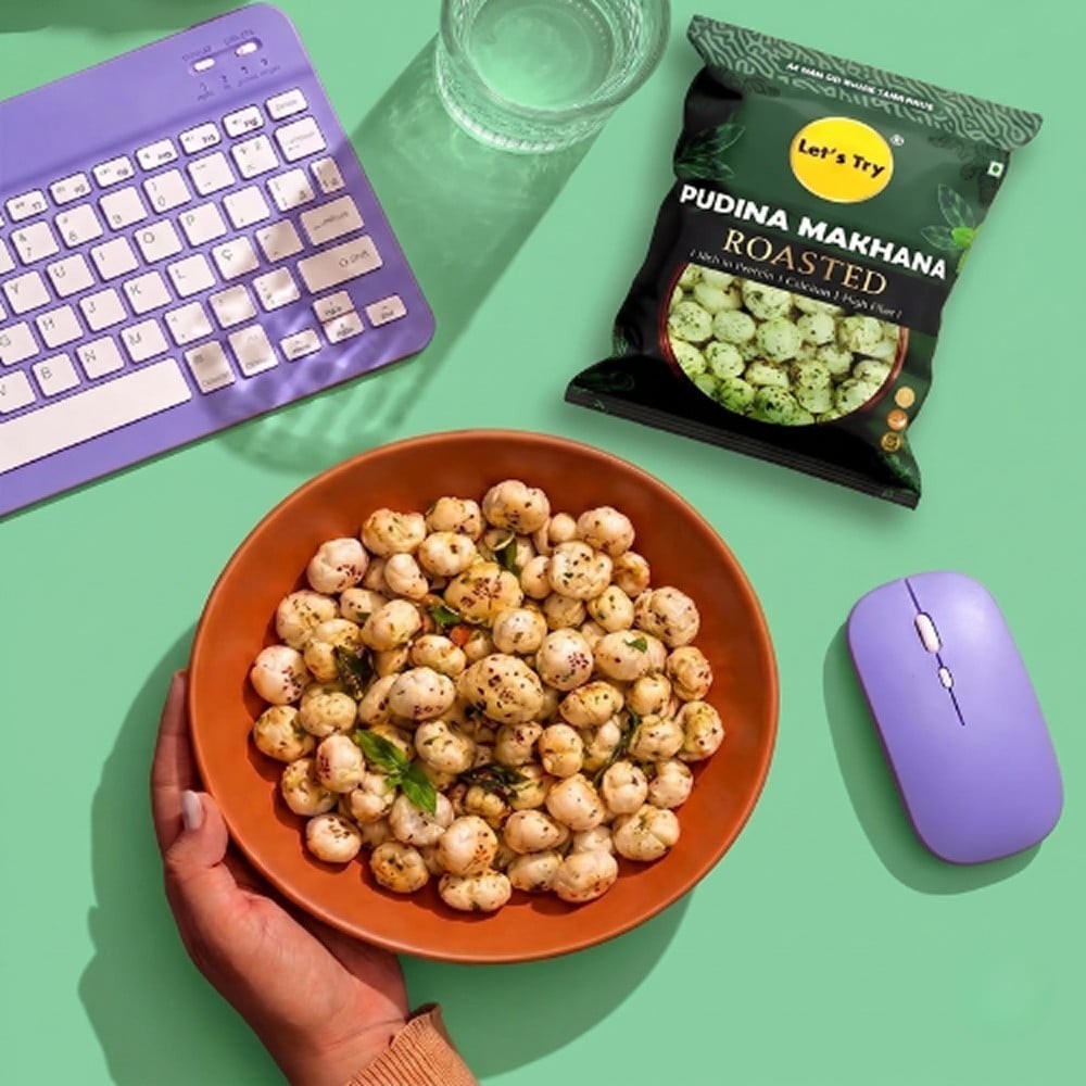Let's Try Pudina Flavoured Makhana