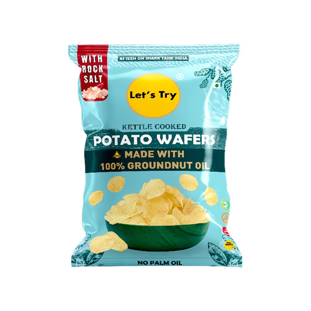 Let's Try Rock Salt Potato Chips / Wafers