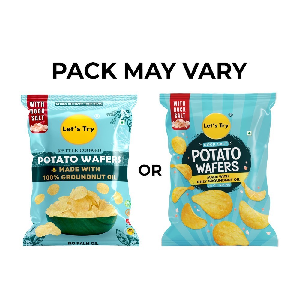 Let's Try Rock Salt Potato Chips / Wafers
