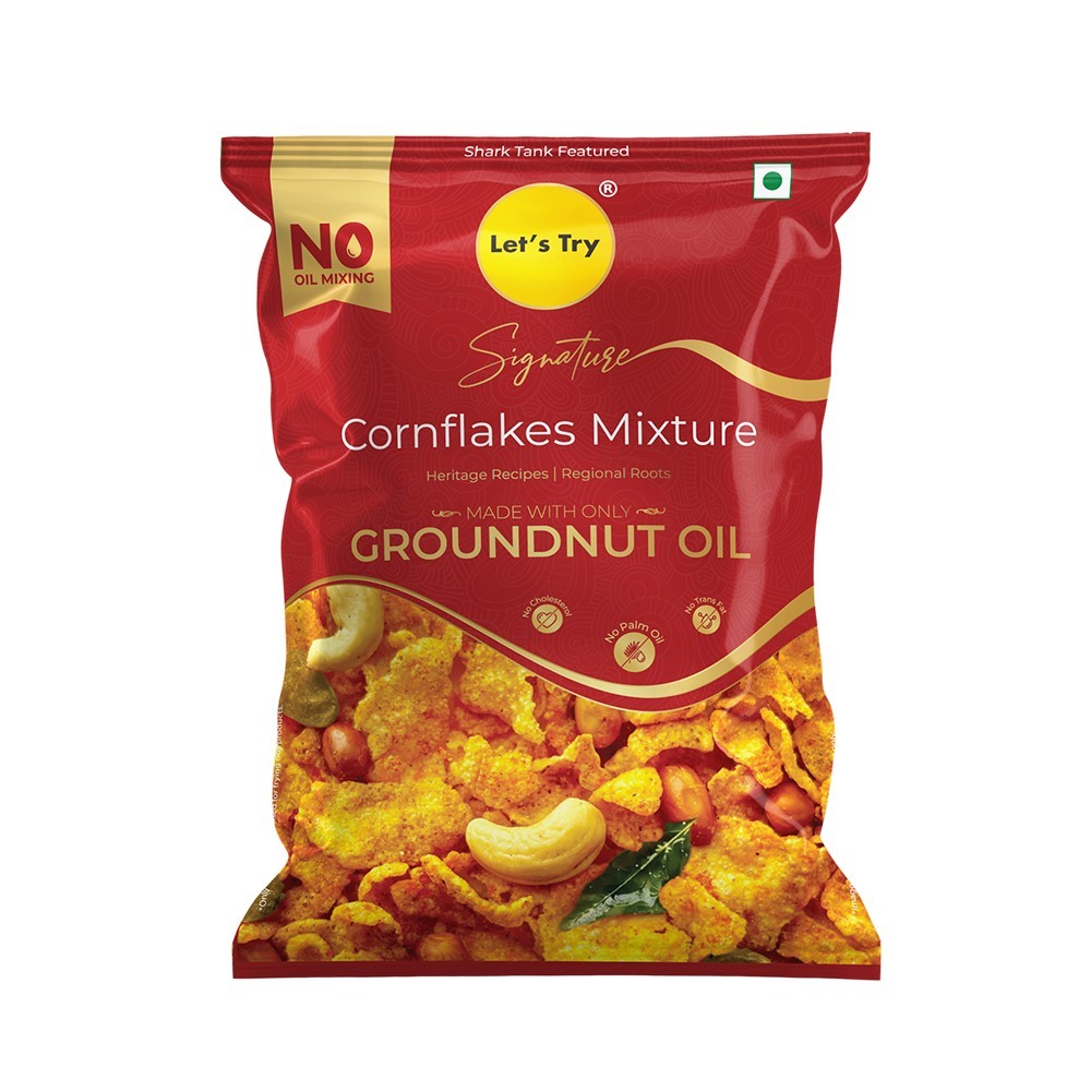 Let's Try Signature Cornflakes Mixture Namkeen
