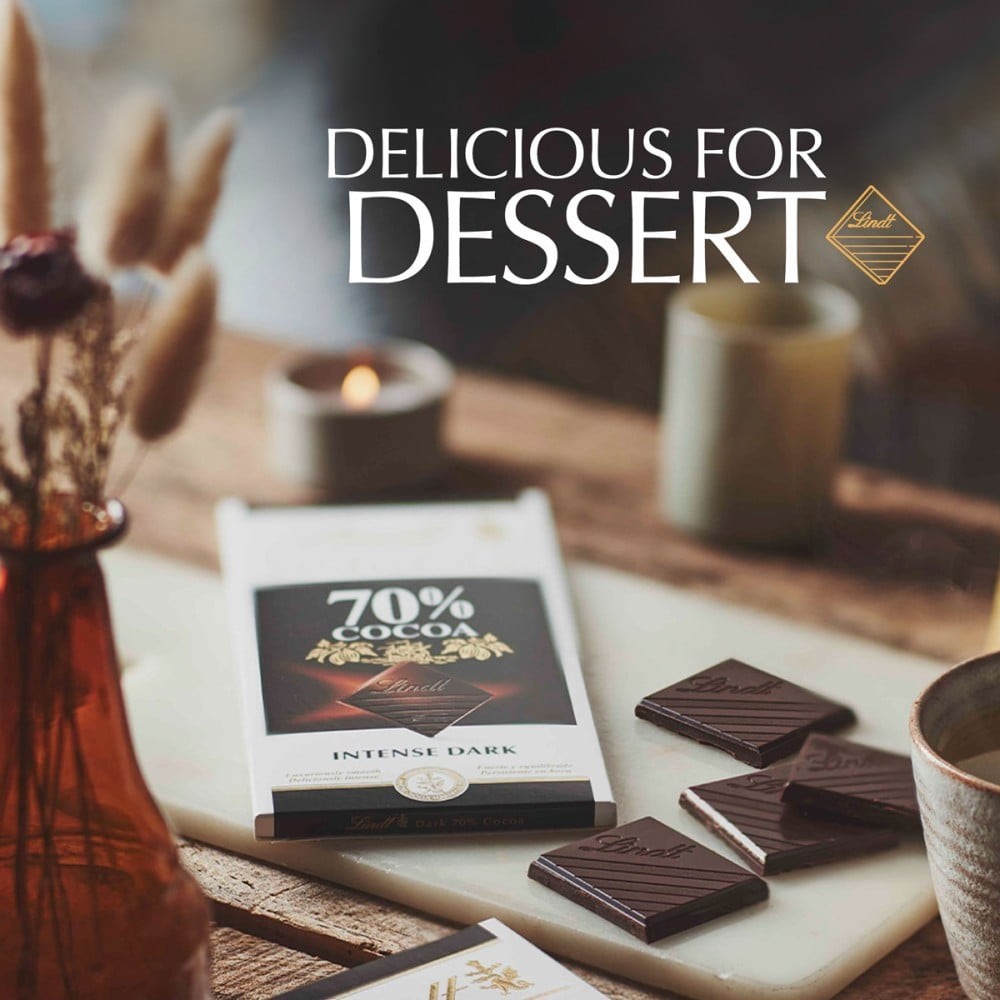 Lindt Excellence 70% Cocoa Dark Chocolate Bar
