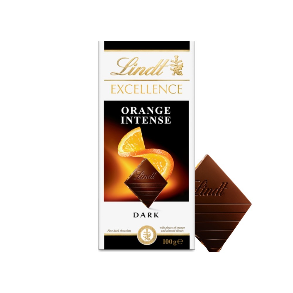 Lindt Excellence Orange Intense Dark Chocolate Bar