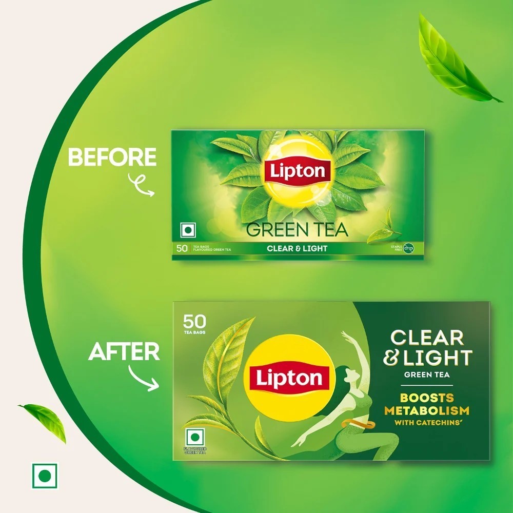 Lipton Clear & Light Green Tea Bags