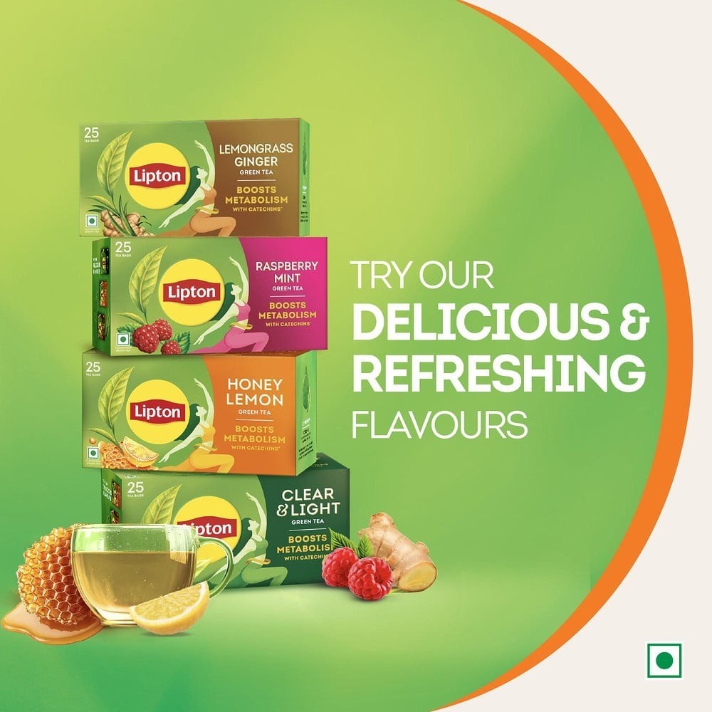 Lipton Honey Lemon Green Tea Bags