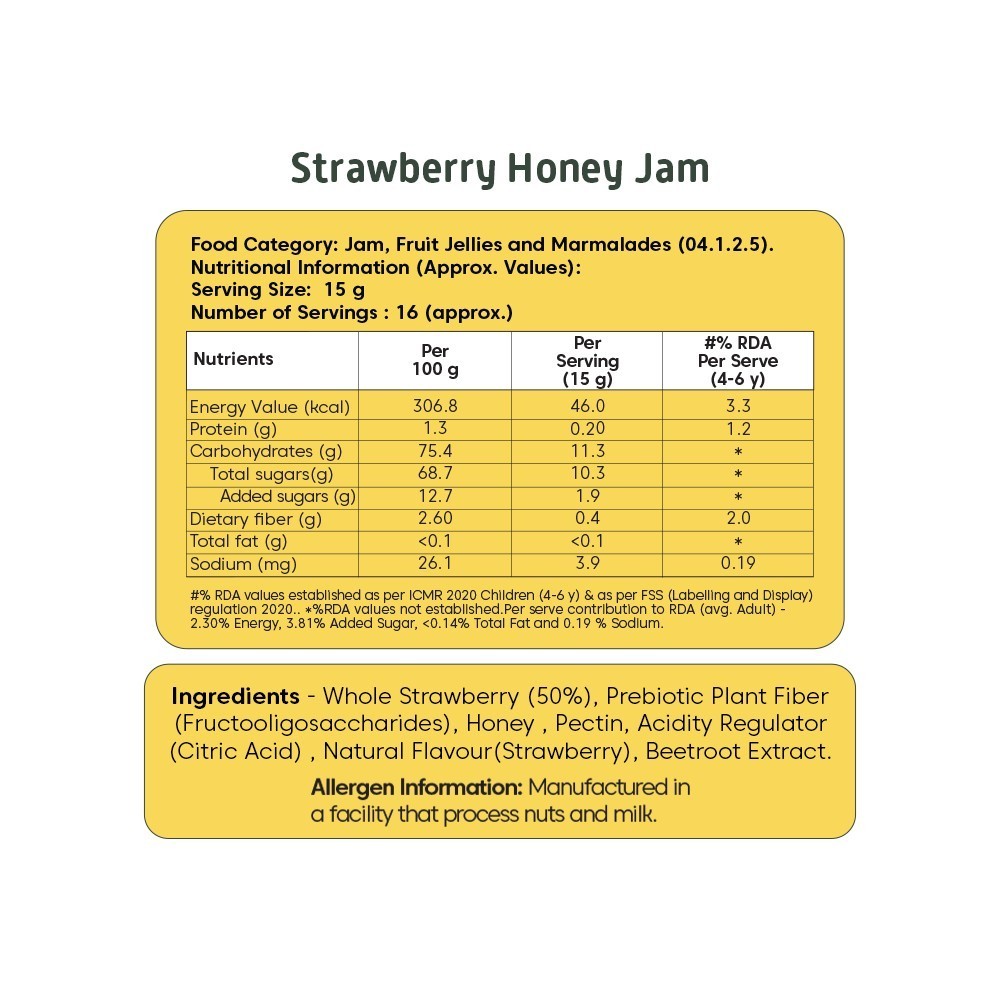 Little Joys Strawberry Honey Jam