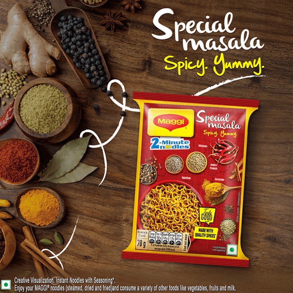 Maggi 2-Minute Special Masala Instant Noodles