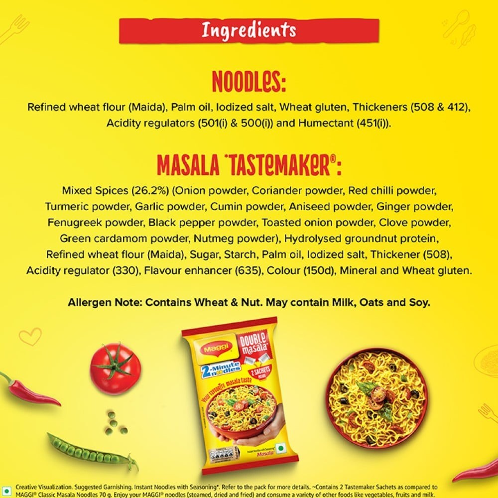 Maggi Double Masala Instant Noodles