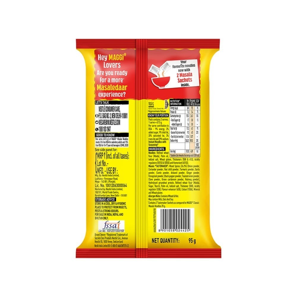 Maggi Double Masala Instant Noodles