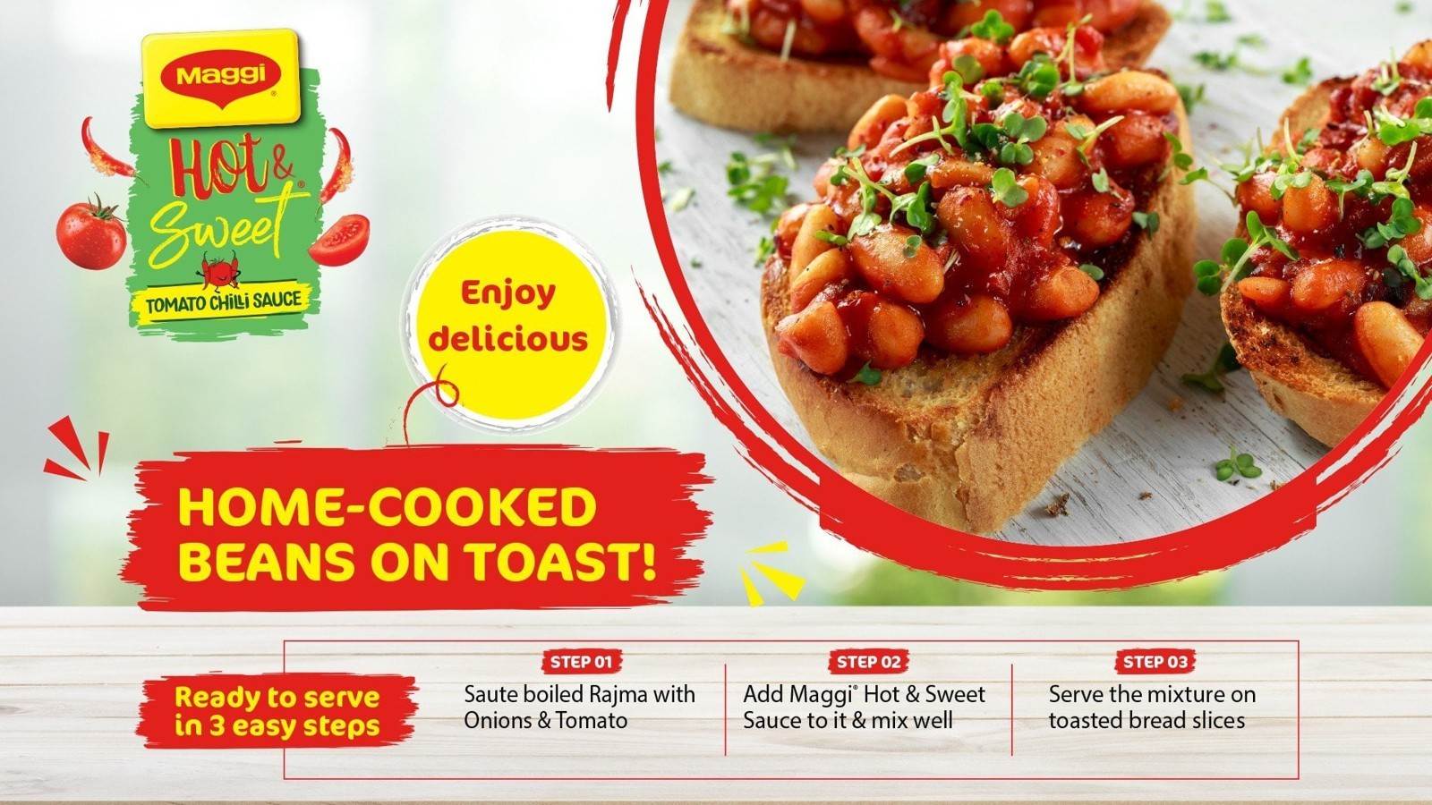 Maggi Hot & Sweet Tomato Chilli Sauce