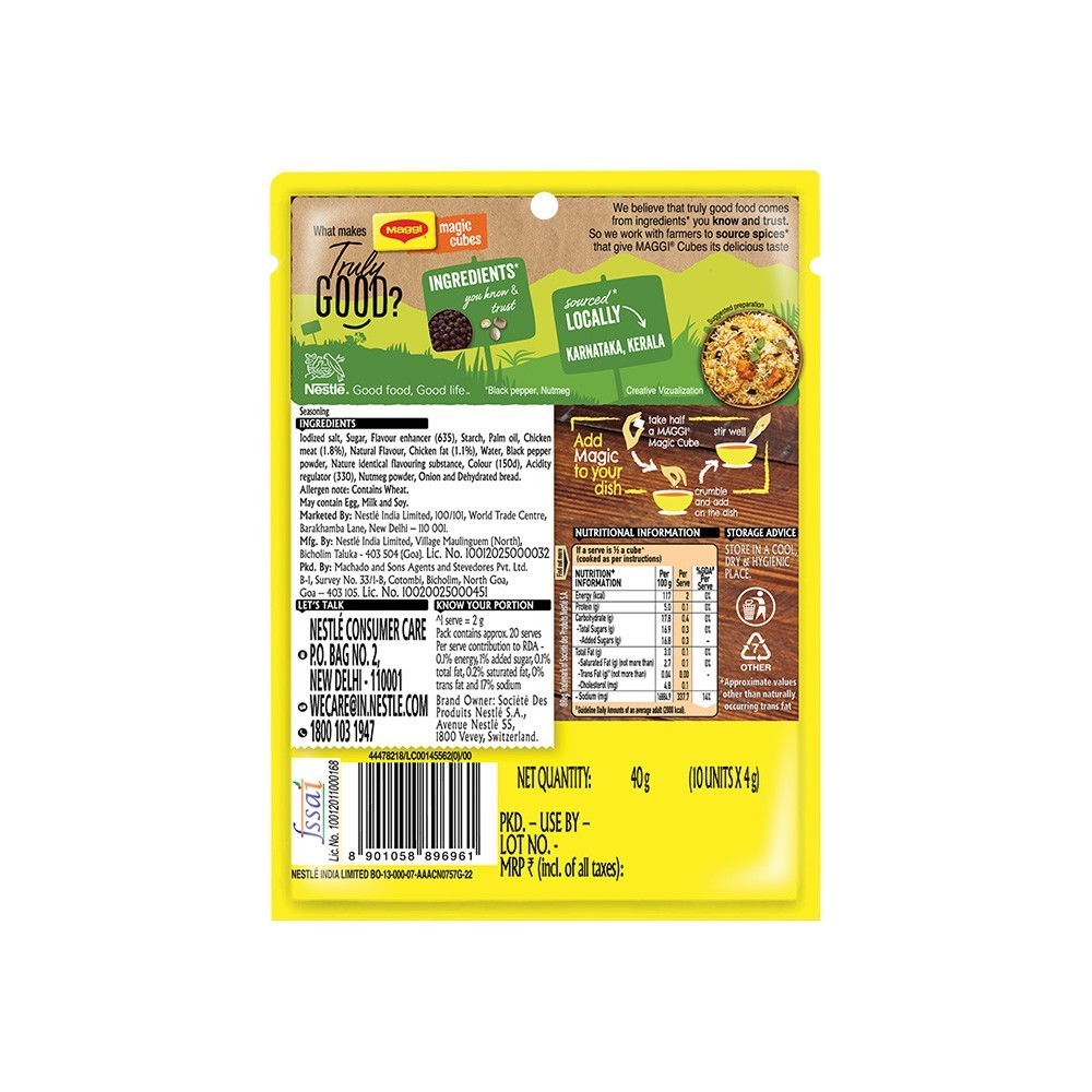 Maggi Magic Cubes - Chicken Masala