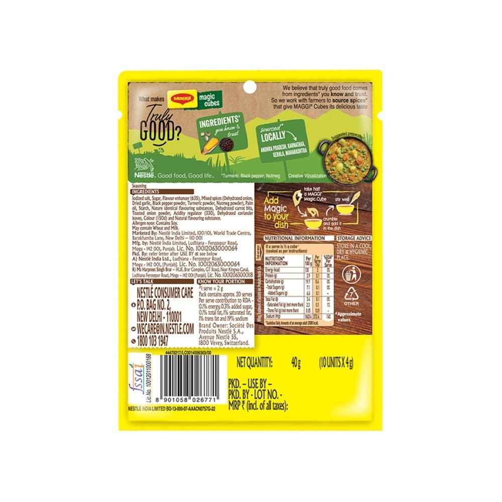Maggi Magic Cubes-Vegetarian Masala