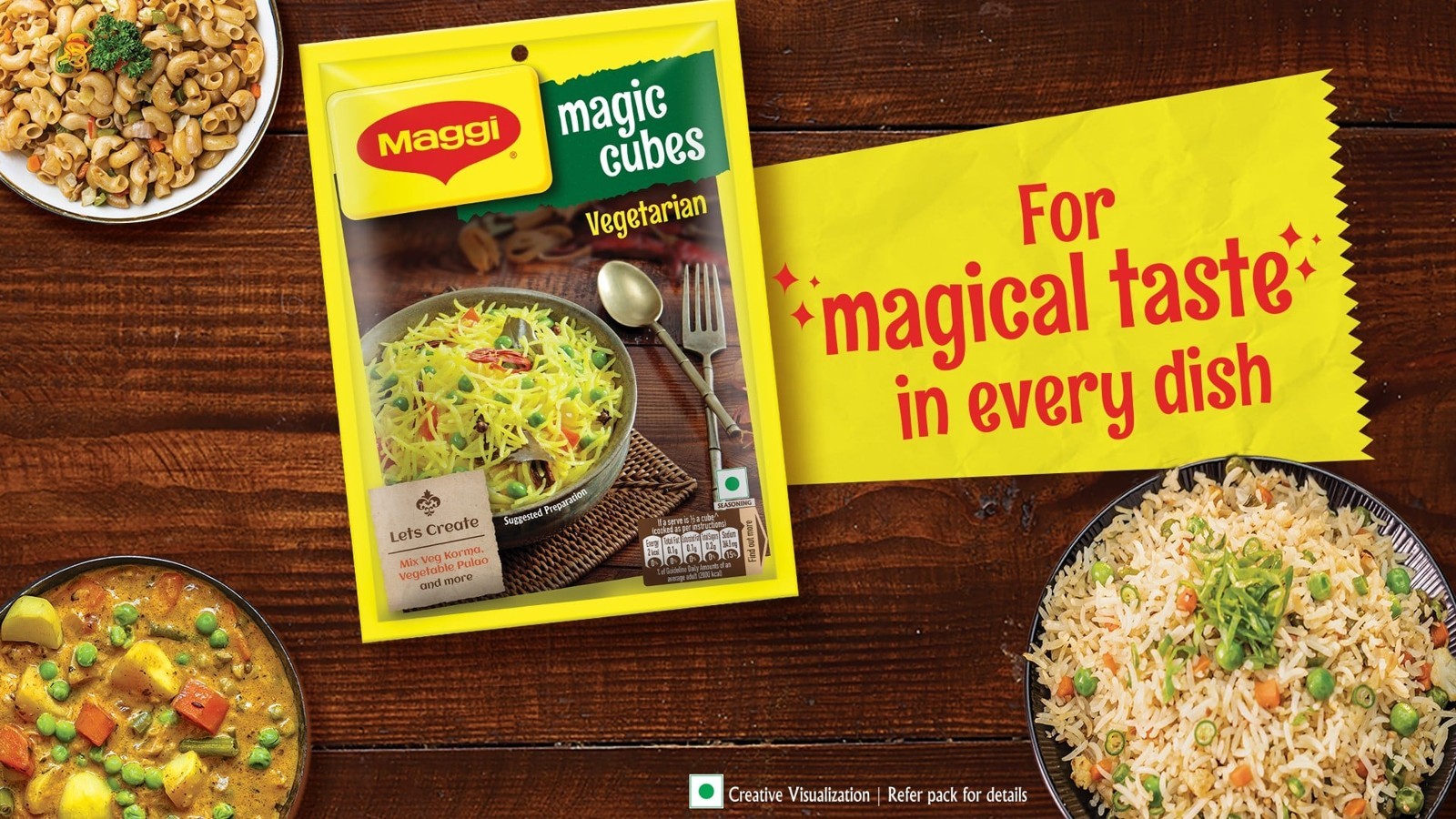 Maggi Magic Cubes-Vegetarian Masala