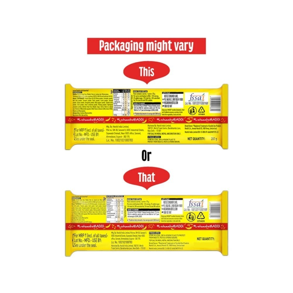 Maggi Masala - 2 Minutes Instant Noodles Made With Quality Spices