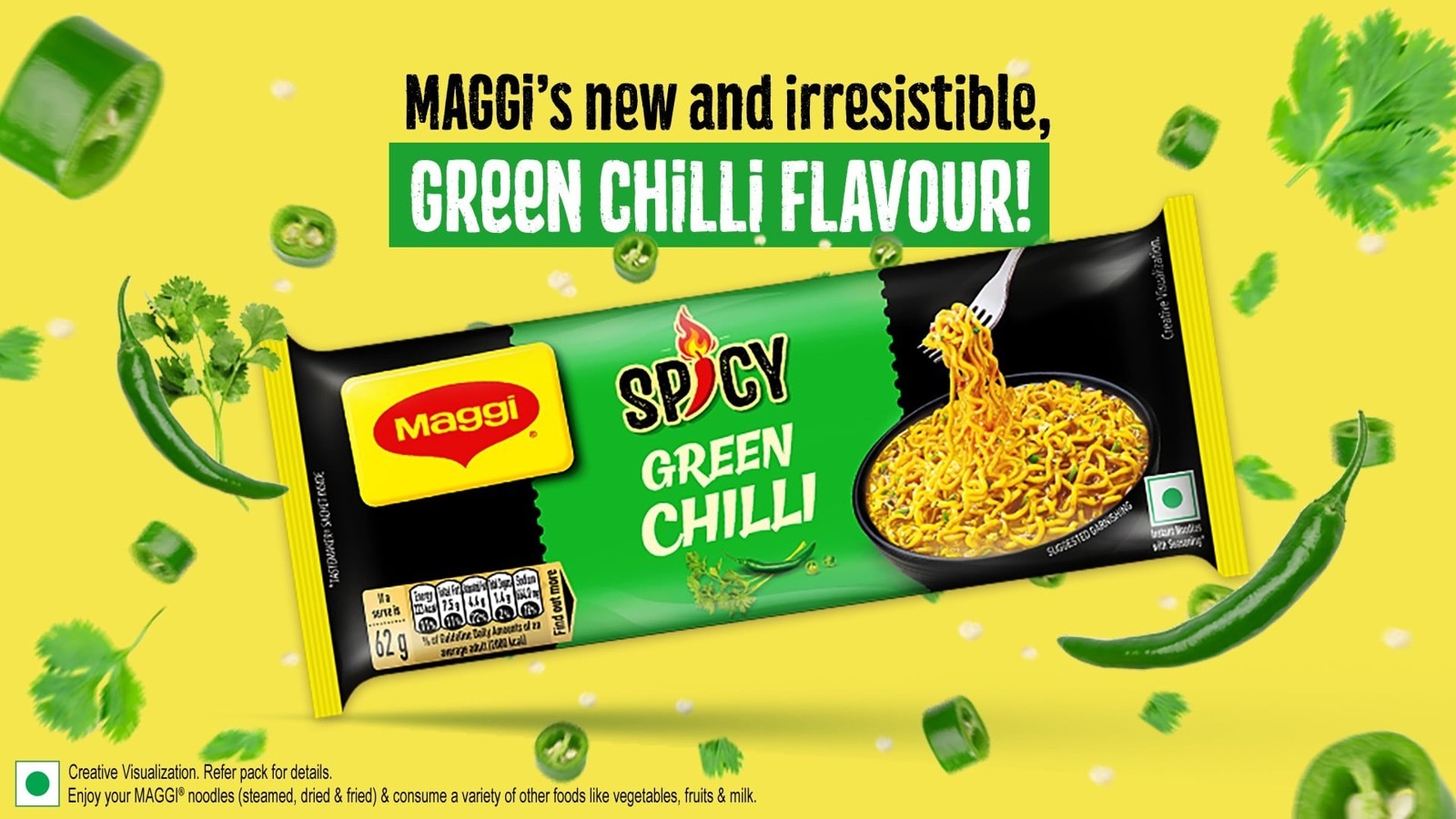 Maggi Spicy Spicy Green Chilli Instant Noodles