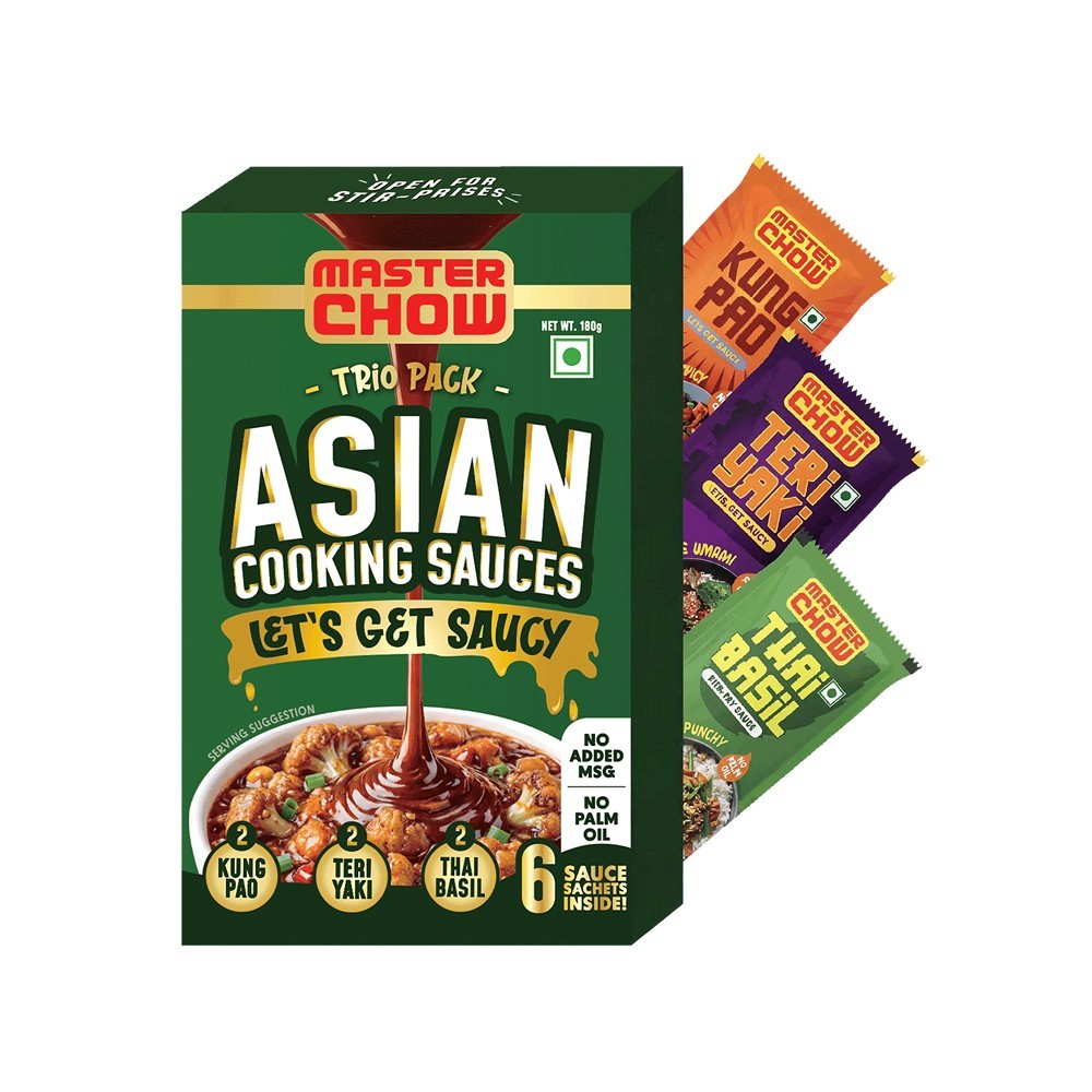 MasterChow Kung Pao, Teriyaki, Thai Basil Sauce Sachet