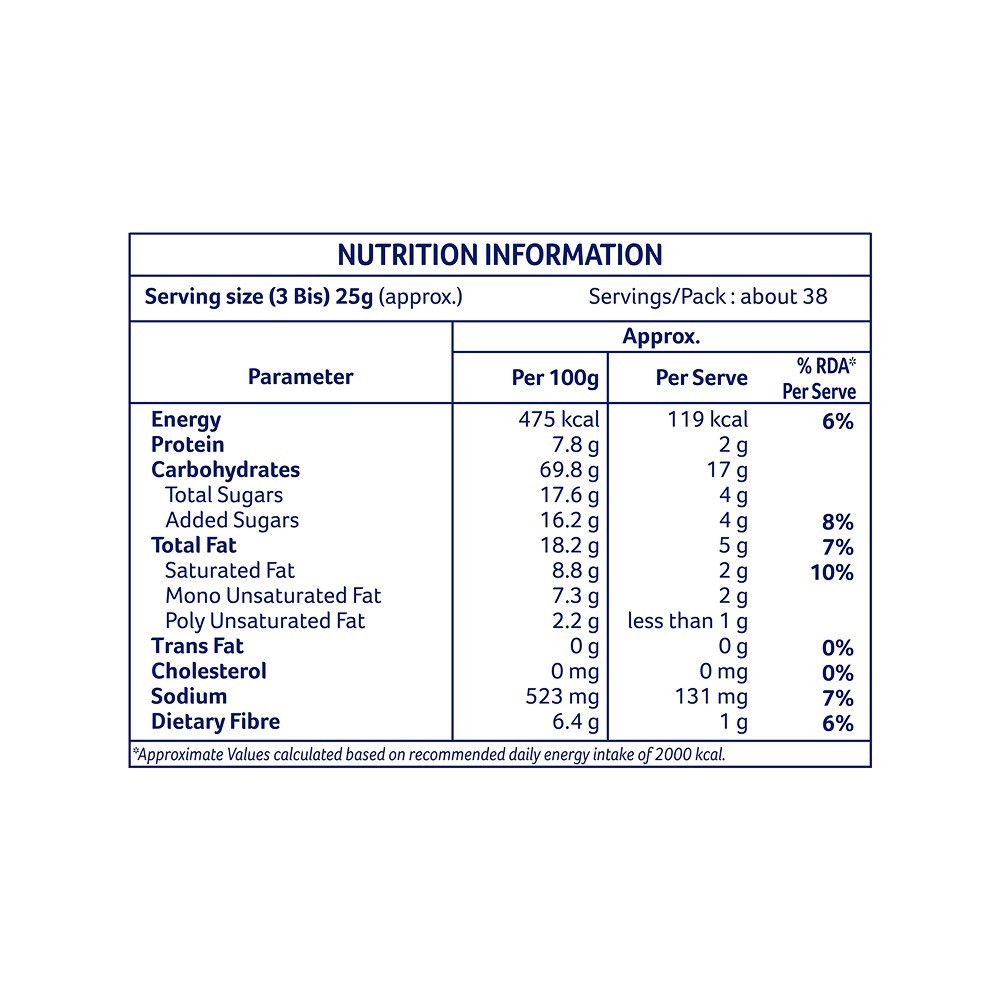 McVitie's Digestive High Fibre Biscuit