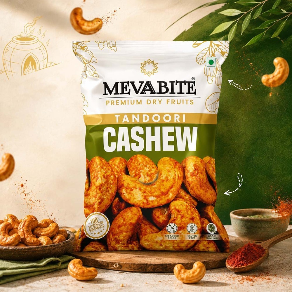 MevaBite Tandoori Flavoured Cashew