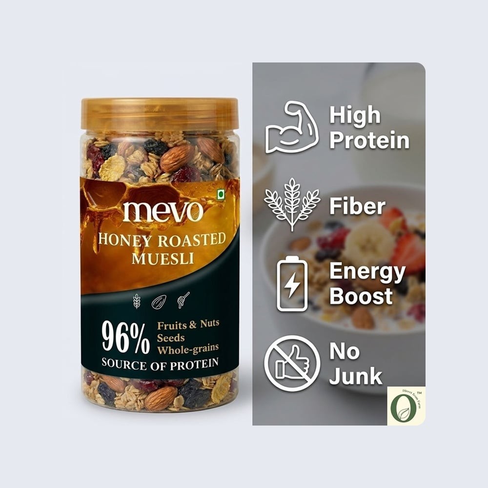 Mevo Honey Roasted Muesli with Dry Fruits