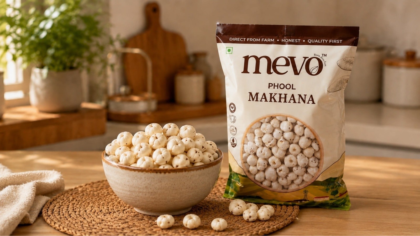 Mevo Jumbo Size Makhana