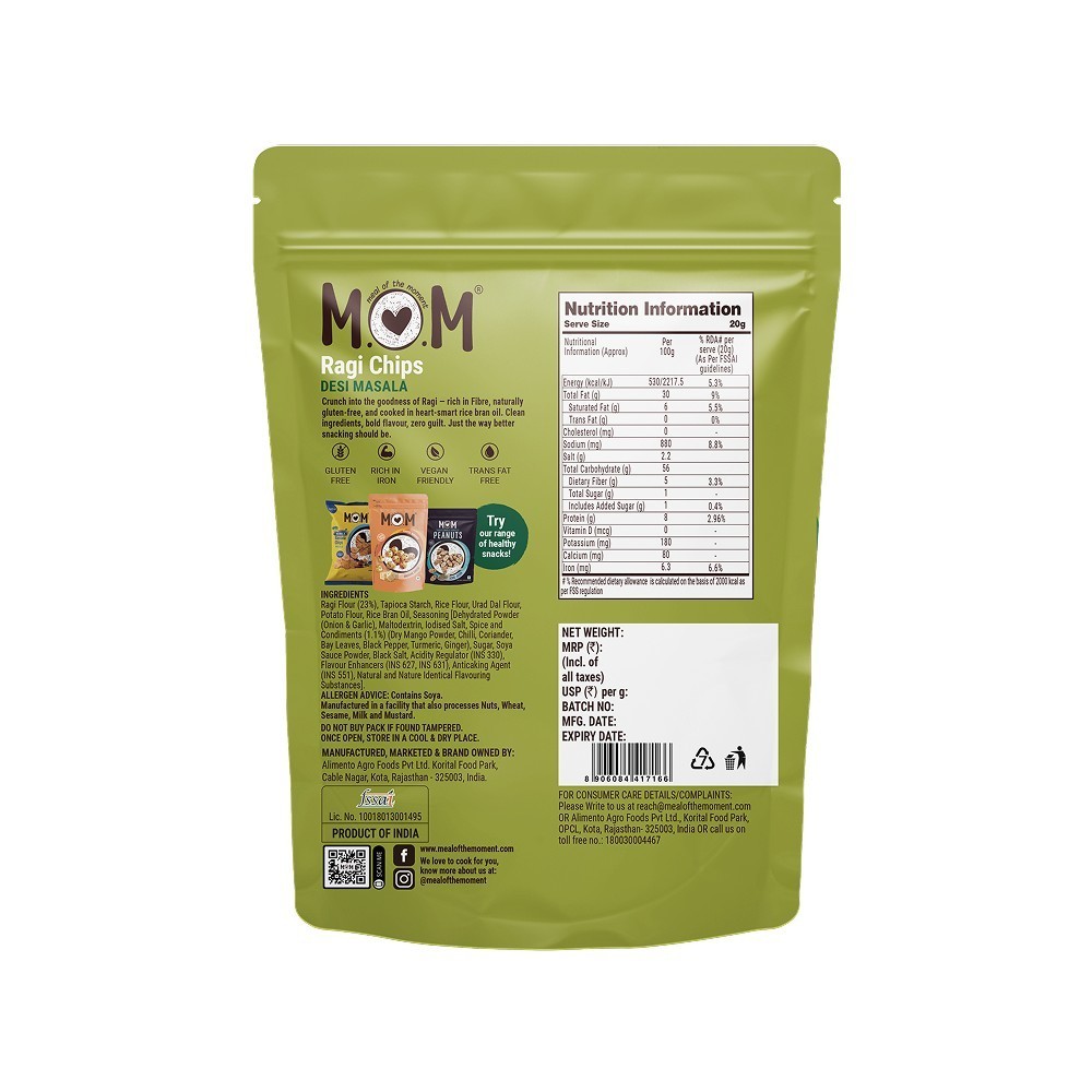 MOM Desi Masala Ragi Chips