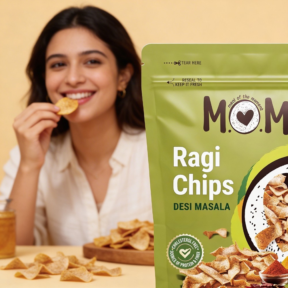 MOM Desi Masala Ragi Chips