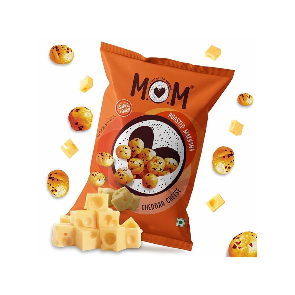 MOM Roasted Flavoured Makhana Cheddar Cheese