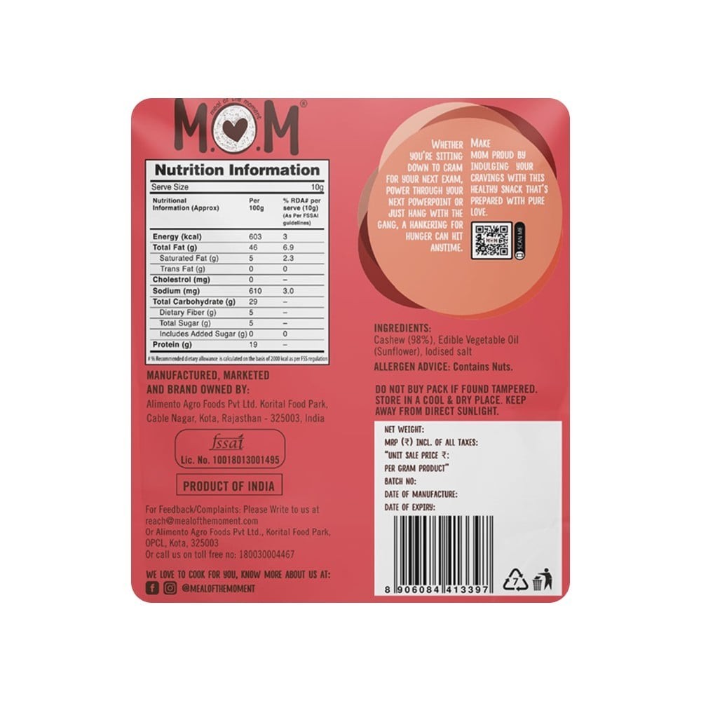 MOM Roasted & Salted Cashew
