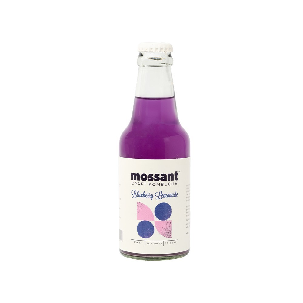 Mossant Craft Blueberry Lemonade Kombucha