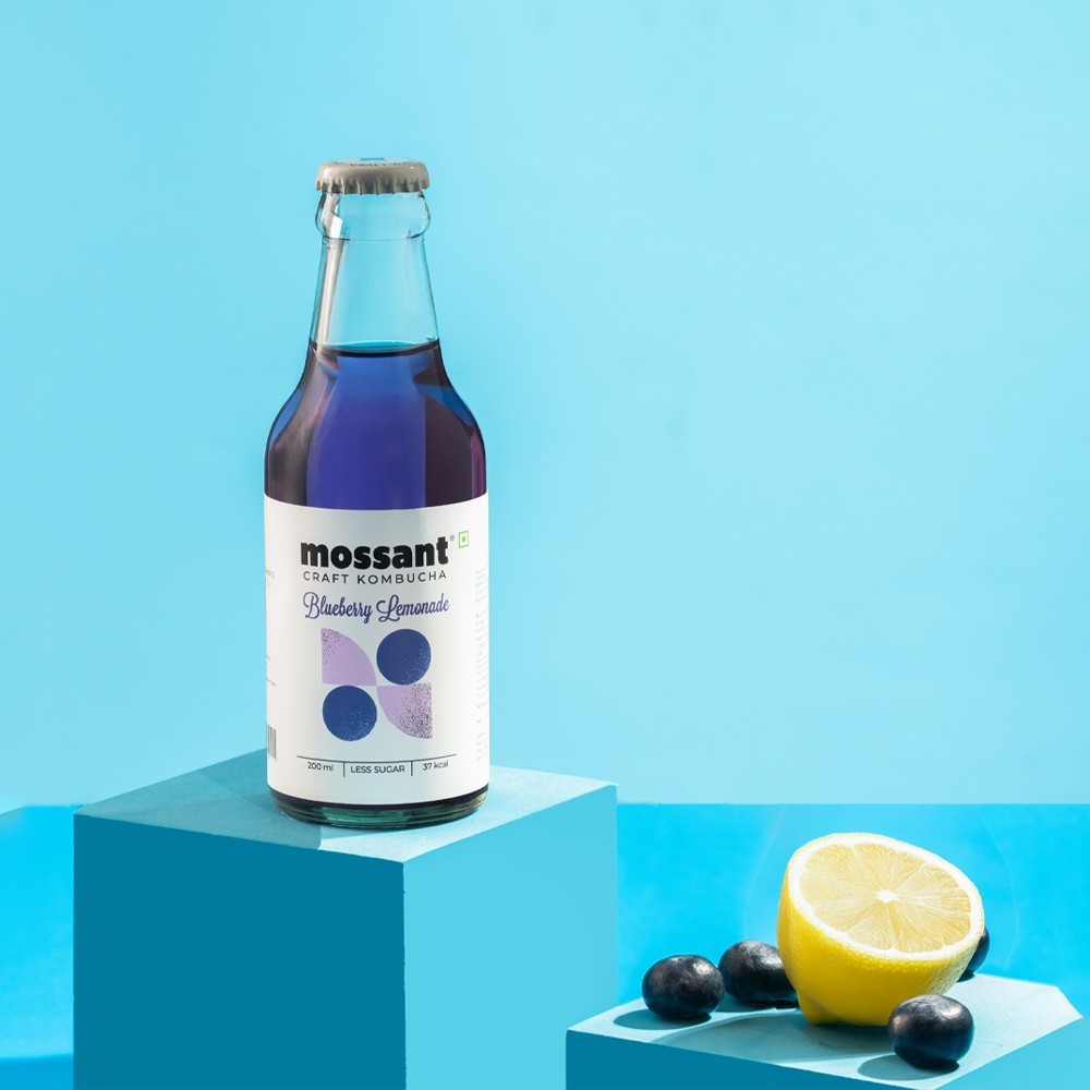 Mossant Craft Blueberry Lemonade Kombucha