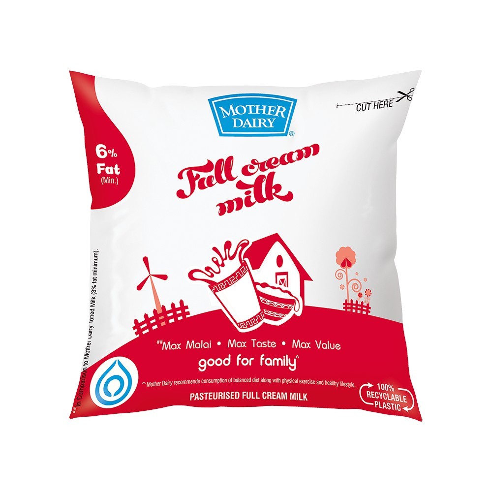 Mother Dairy Full Cream Milk