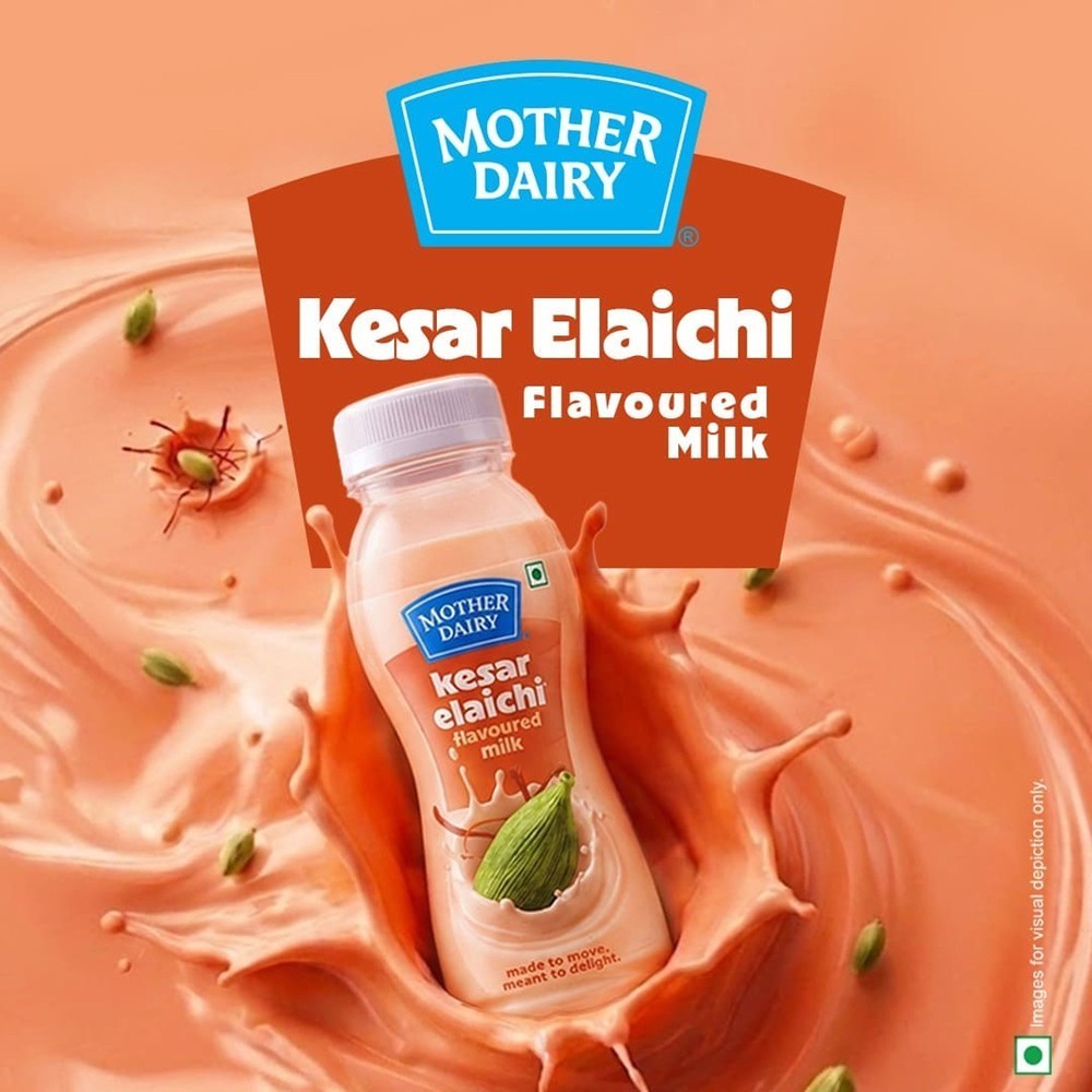 Mother Dairy Kesar Elaichi Flavoured Milk