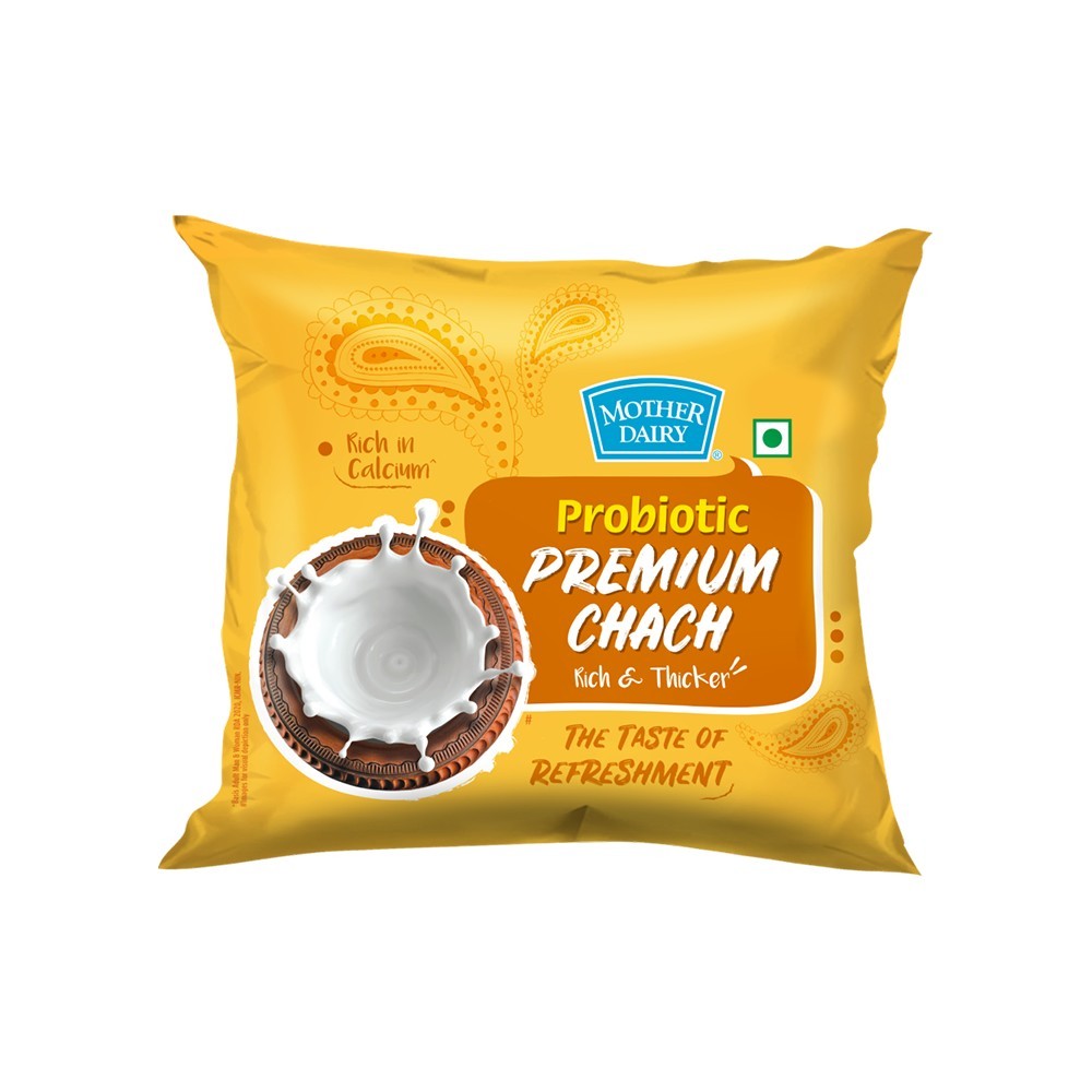 Mother Dairy Probiotic Premium Unsalted Buttermilk