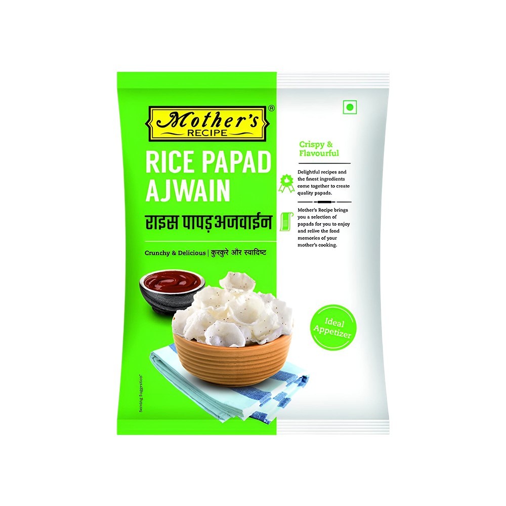 Mother's Recipe Rice Papad - Ajwain